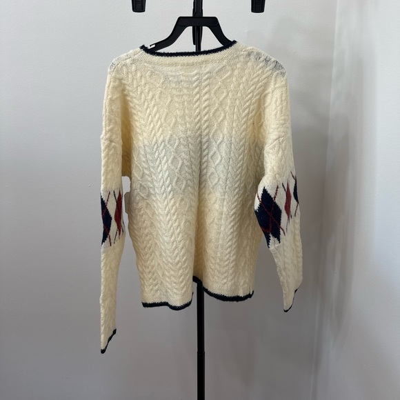 Altar'd State Cream Argyle Sweater - Picture 6 of 6